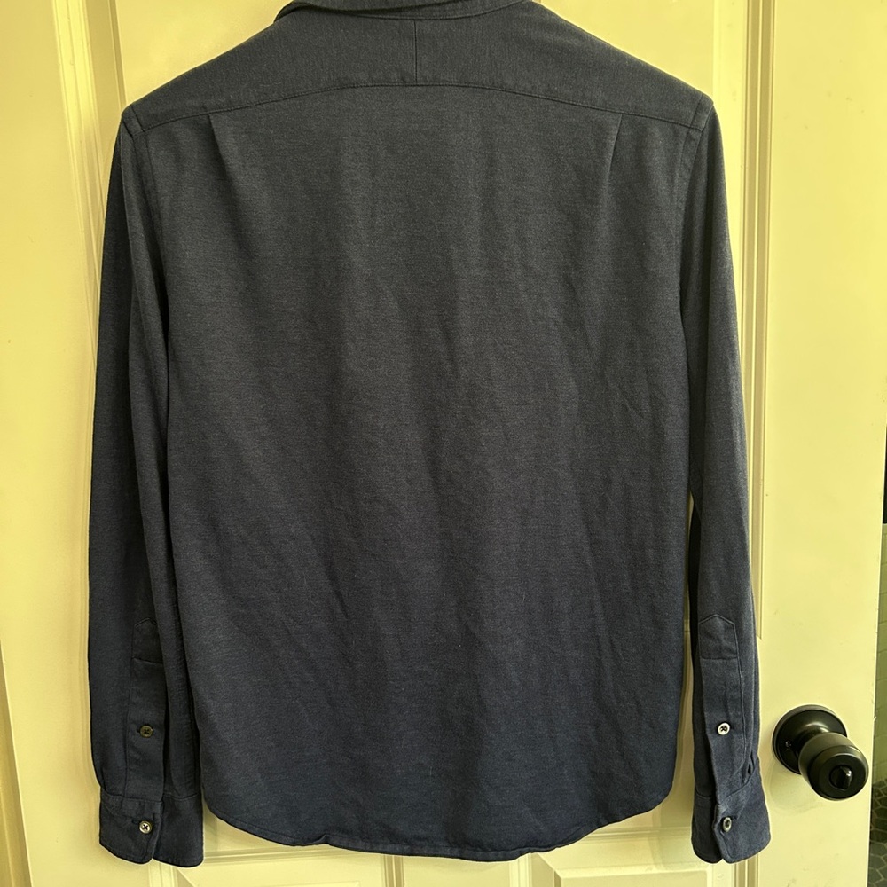 EUC Ralph Lauren men’s slim fit knit dress shirt 100% cotton button down size S. - Picture 9 of 12